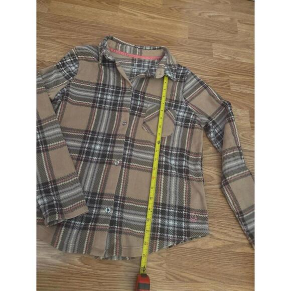Cuddle Duds Button Up Flannel Top Size Small Petite - Picture 3 of 7
